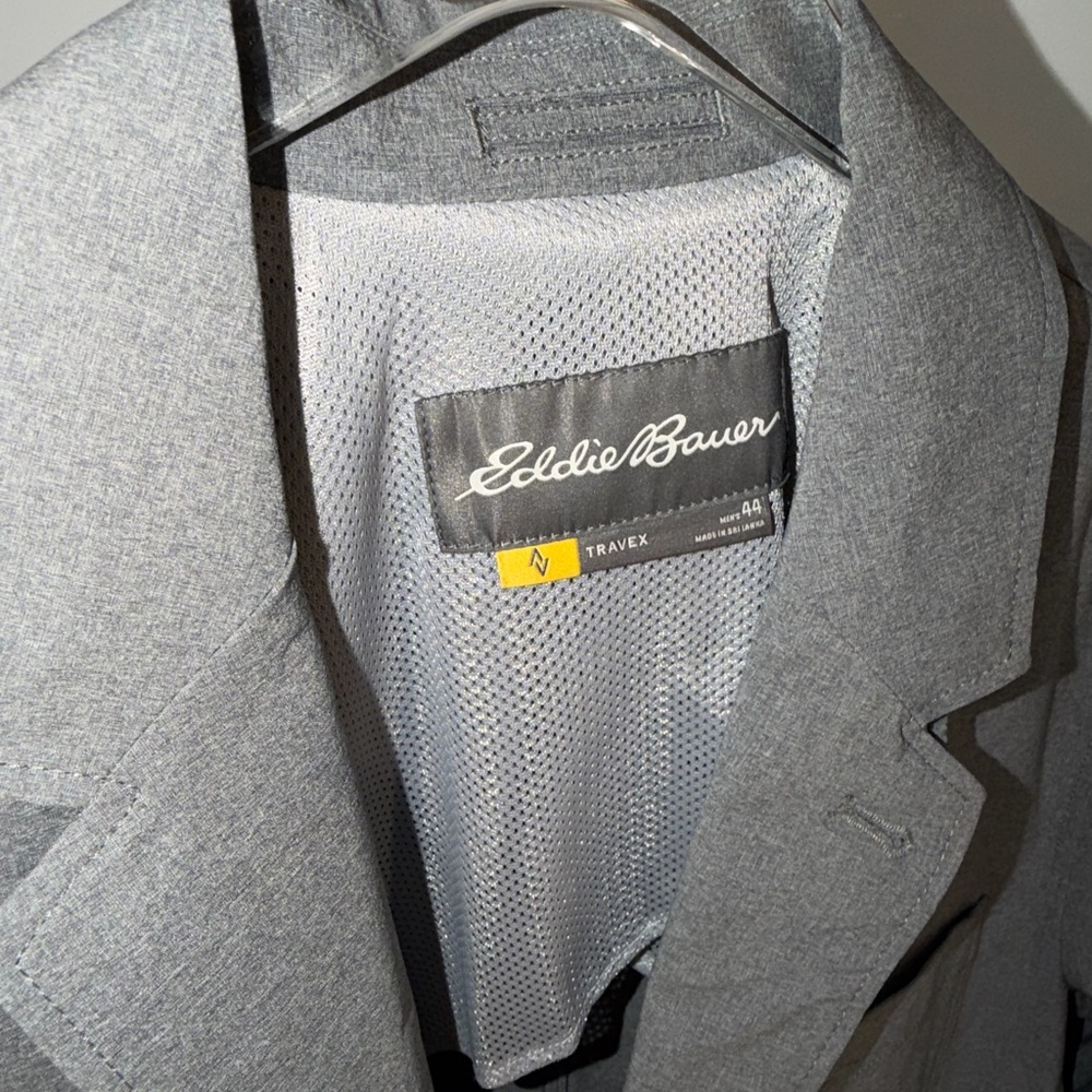 Eddie Bauer Men's Gray Blazer men’s 44 - Picture 2 of 3